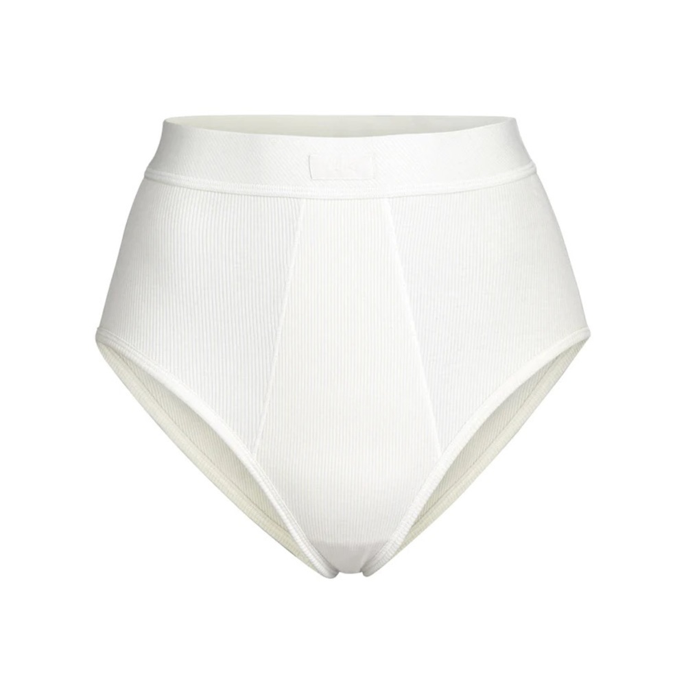 Skims COTTON RIB HIGH-WAISTED BRIEF